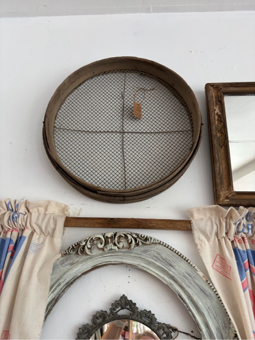 Vintage Brown Round vintage genuine Sieve